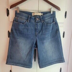 Soft Surroungings Bermuda Medium Wash Stretch High Rise Shorts Small